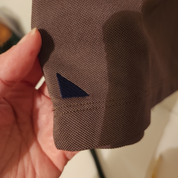 UNTUCKit Mens Regular Fit Bailey Grey Short Sleeve Polo Shirt L - Picture 3 of 5